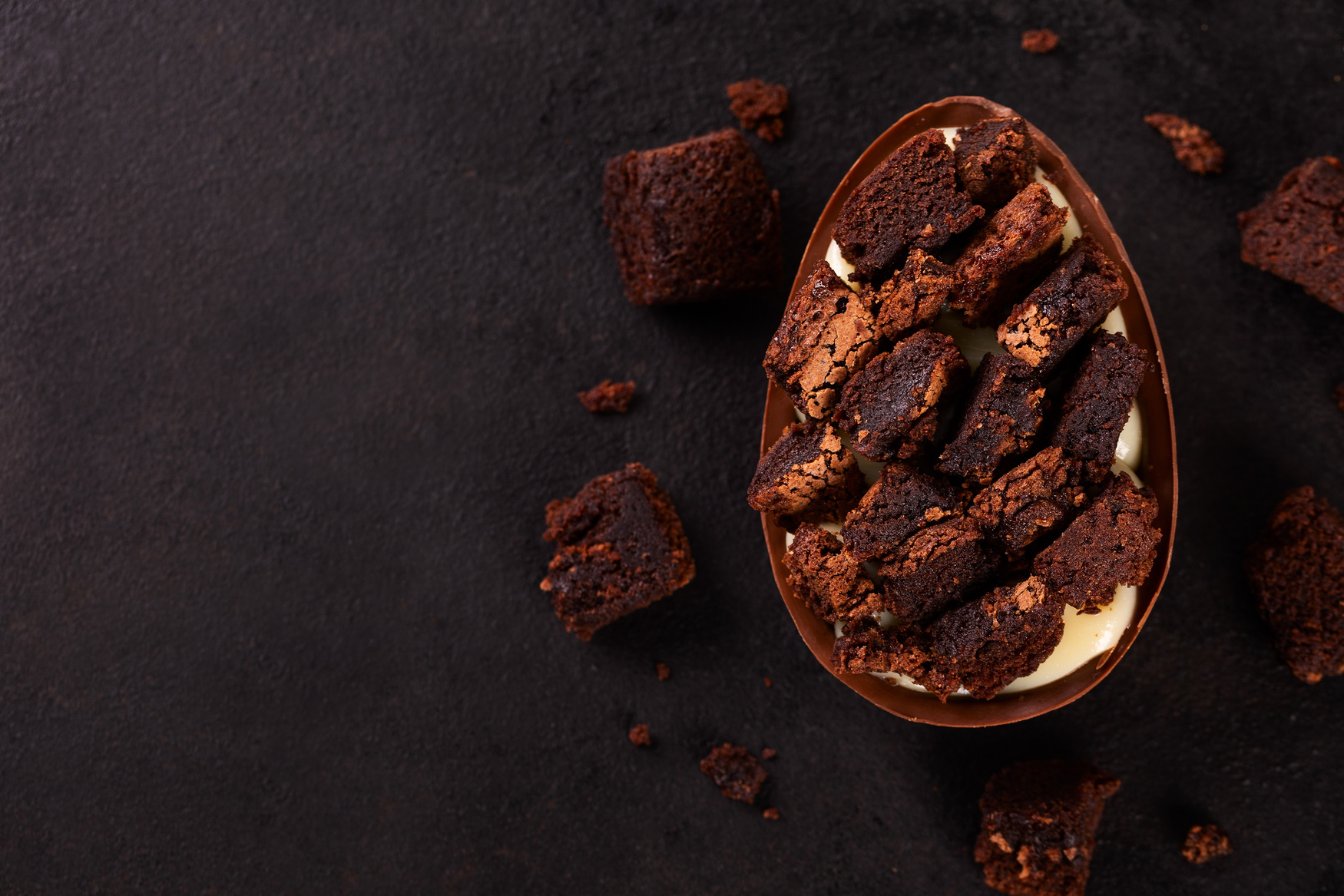 Chocolate egg with filling  for Easter